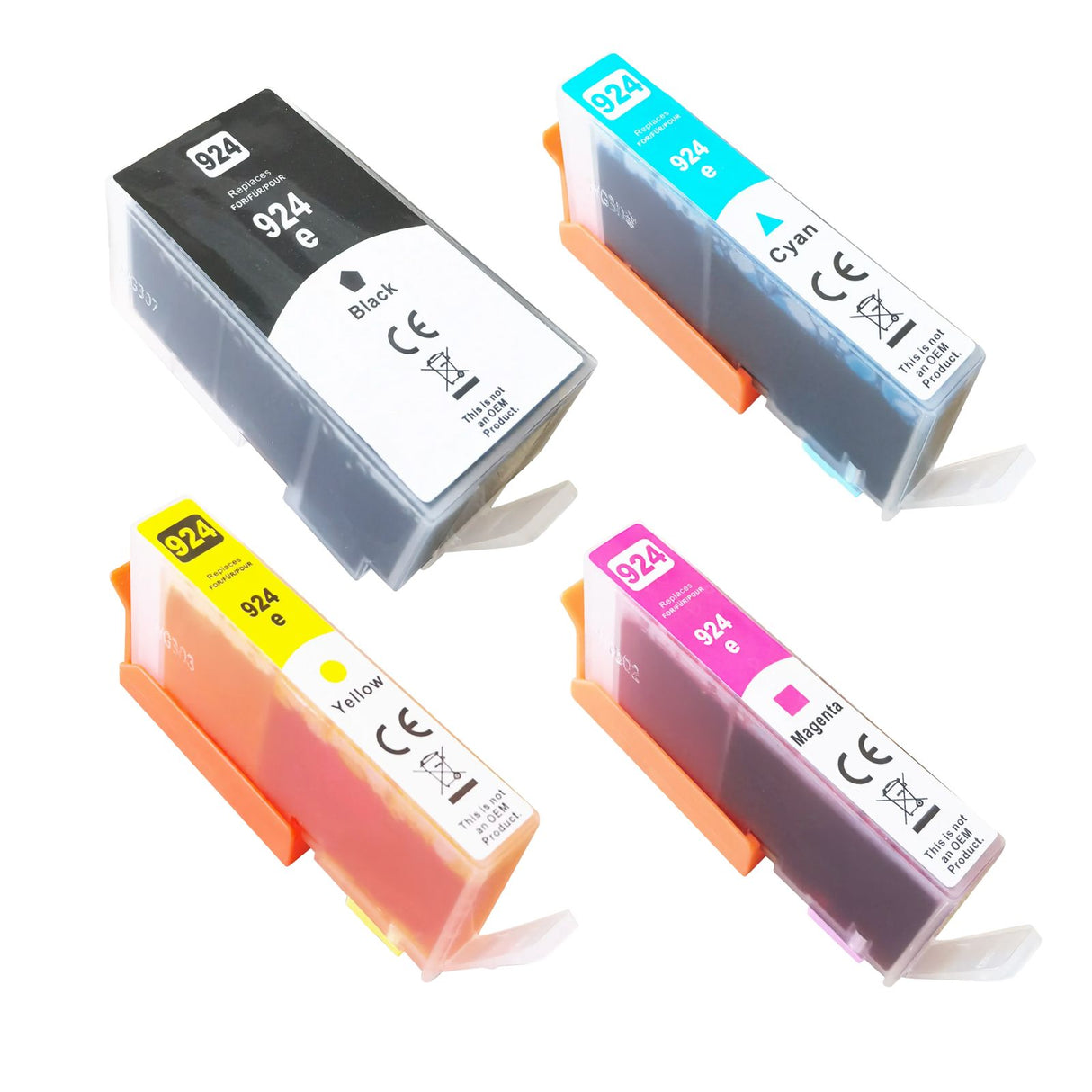 Kompatible Tintenpatrone XL für HP OfficeJet Pro 8124 - Black Cyan Yellow Magenta - 4er Set