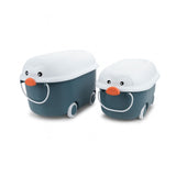2er-Set Spielzeugkiste Spielzeug-Aufbewahrungsbox Organizer Truhe