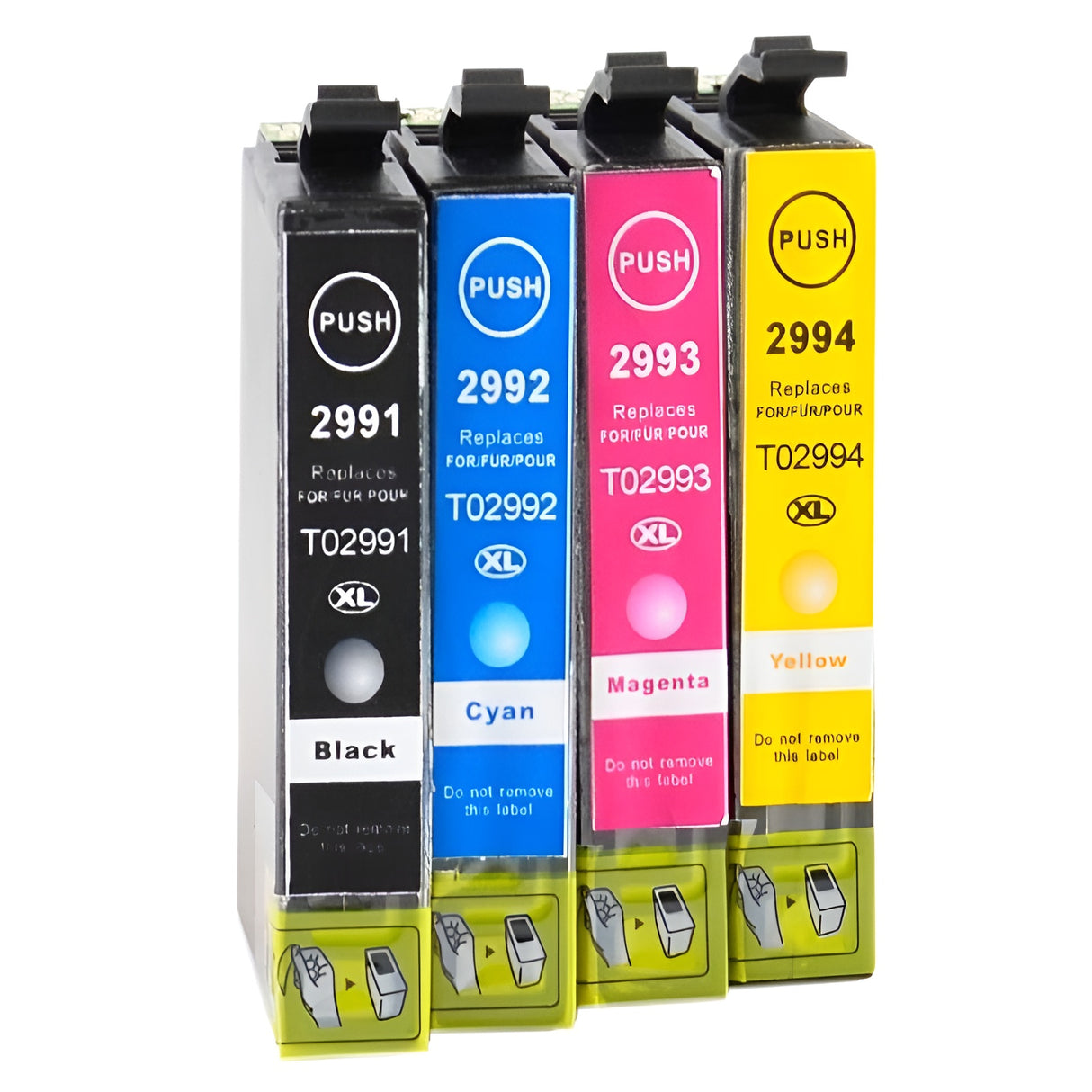 Kompatible Tintenpatrone XL für Epson Expression Home XP-352 - Black Cyan Yellow Magenta - 4er Set