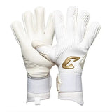 Fussballhandschuhe Invictus White Gold Gr. 9 Torwart Goalie Handschuhe