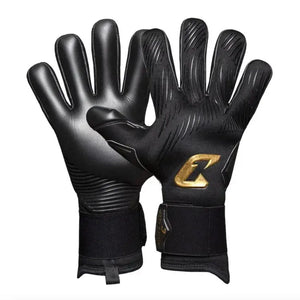Fussballhandschuhe Invictus Black Gold Gr. 9.5 Torwart Goalie Handschuhe