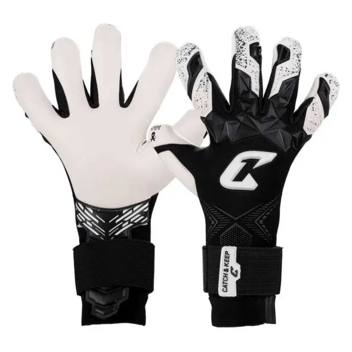 Fussballhandschuhe Pulse X Black Gr. 9 Torwart Goalie Handschuhe