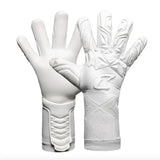 Fussballhandschuhe Pulse X All White Gr. 8 Torwart Goalie Handschuhe