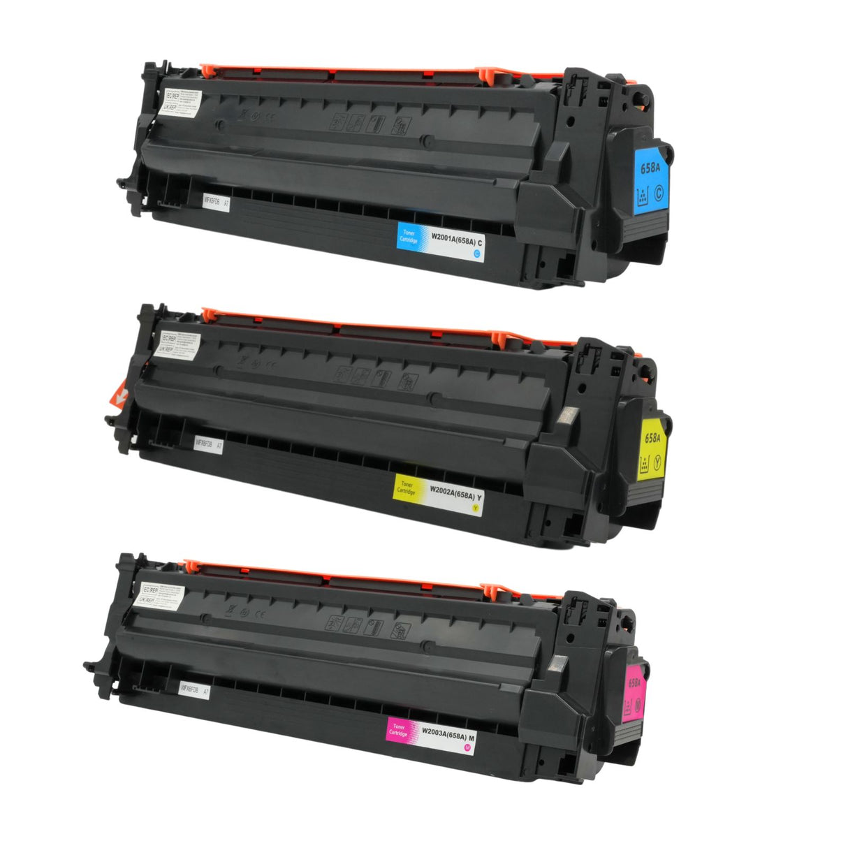 Alternativer Toner zu HP 658A - Cyan Yellow Magenta - 3er Set