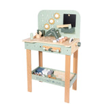 111-tlg. Werkbank-Set aus Holz für Kinder Spielwerkbank Werkzeugbank
