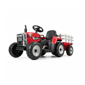 Elektro-Traktor für Kinder Kinderfahrzeug Elektroauto mit Anhänger