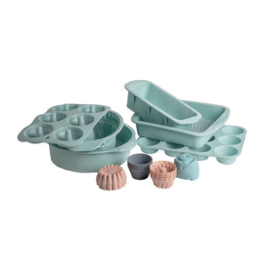 30-tlg. Silikon-Backformen-Set Kuchenform Kastenform Gugelhupfform