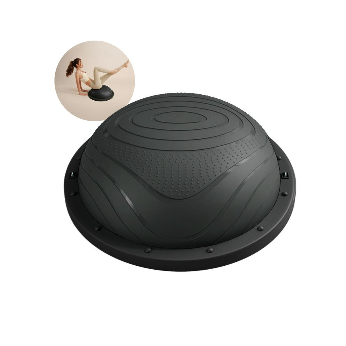 Balanceball Gleichgewichtsball Gymnastikball-Halbkugel Balancetrainer