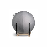 Gymnastikball mit Holz-Ballring und Schutzhülle Sitzball Fitnessball