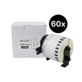 60er-Set Alternative Etikettenrolle zu Brother DK-22205 Etiketten