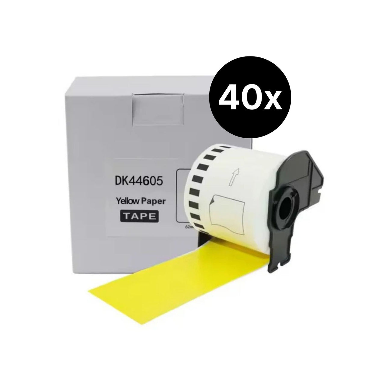 40er-Set Alternative Etikettenrolle zu Brother DK-44605 Etiketten