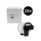 20er-Set Alternative Etikettenrolle zu Brother DK-N55224 Etiketten