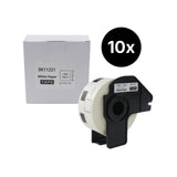 10er-Set Alternative Etikettenrolle zu Brother DK-11221 Etiketten