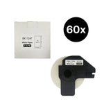 60er-Set Alternative Etikettenrolle zu Brother DK-11247 Etiketten