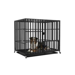 Hundekäfig Grösse L Hundebox Haustierkäfig Indoor-Käfig Metallkäfig