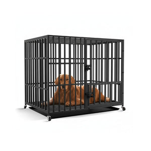 Hundekäfig Grösse XL Metallkäfig Hundebox Haustierkäfig Indoor-Käfig
