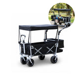 Bollerwagen mit Netztasche und Aufbewahrungstasche