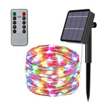 LED-Solar-Dekoleuchte 22m Outdoor-Leuchtgirlande Gartenbeleuchtung