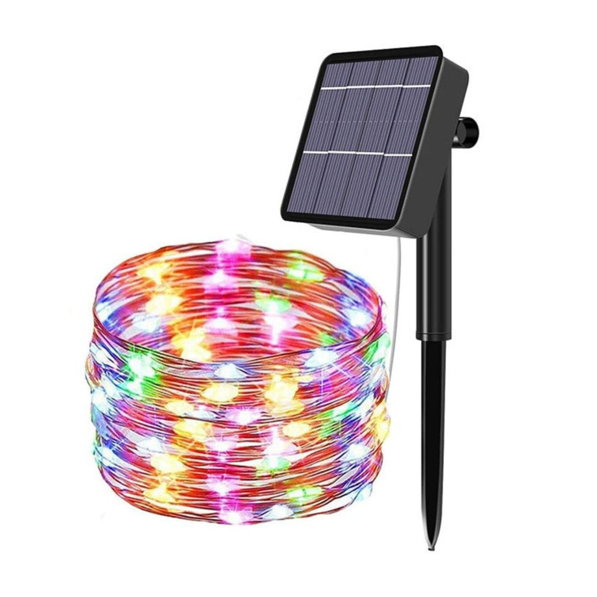LED-Solar-Dekoleuchte 32m Gartenbeleuchtung Outdoor-Leuchtgirlande