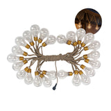 LED-Hanfseil-Dekoleuchte 10m Solarleuchte Gartenlicht Gartenbeleuchtung