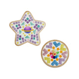 2er-Set DIY-Mosaik-Untersetzer Sonne Saturn Untersetzer-Bastelset