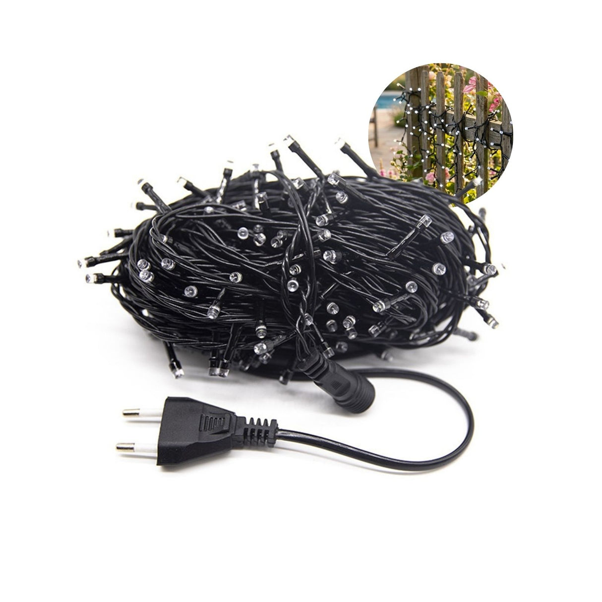 LED-Gartenbeleuchtung 48.5m Gartenleuchte Outdoor-Dekoleuchte