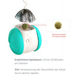 Interaktives Katzenspielzeug Balance-Schwung-Spielzeug Katzenfederspielzeug Katzenkugel