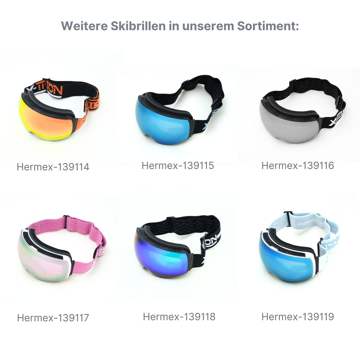 Magnetische Skibrille Snowboardbrille Schutzbrille Wintersportbrille