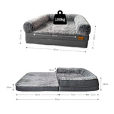 2in1 Hundebett Hundesofa Hundekissen Haustierbett Hundematratze
