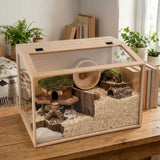 Hamster-Gehege Gr. M Nagarium Kleintierkäfig für Hamster Mäuse Nager