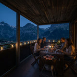LED-Hanfseil-Dekoleuchte 8m Solarleuchte Gartenbeleuchtung Gartenlicht