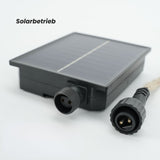 LED-Hanfseil-Dekoleuchte 8m Solarleuchte Gartenbeleuchtung Gartenlicht