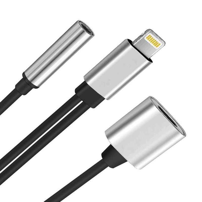 Lightning Audio + Ladeadapter Lightning zu 3.5mm Kopfhörer + Ladekabel