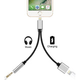 Lightning Audio + Ladeadapter Lightning zu 3.5mm Kopfhörer + Ladekabel