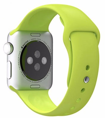 Apple Watch 44mm / 42mm Silikon Armband M/L GRÜN