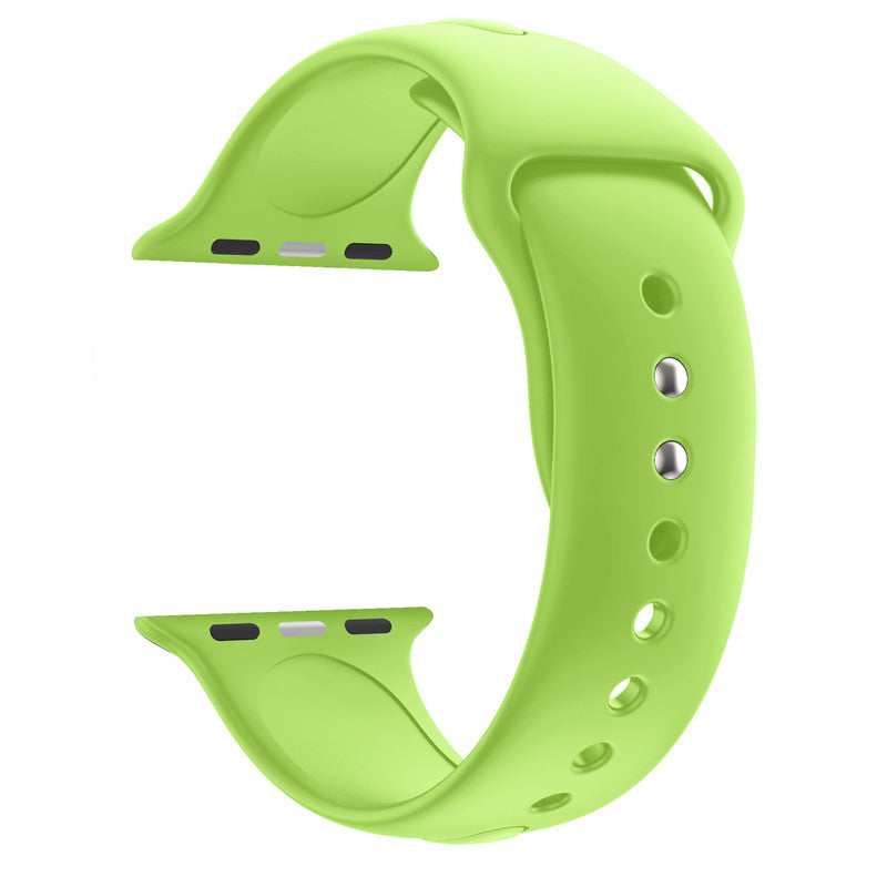 Apple Watch 44mm / 42mm Silikon Armband M/L GRÜN