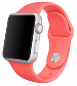 Apple Watch 44mm / 42mm Silikon Armband M/L PINK Rosa