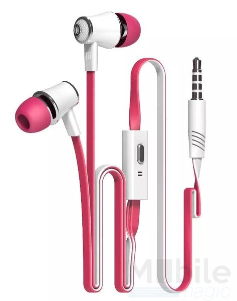 Anki In Ear Kopfhörer Headset 3.5mm mit Mikrofon PINK