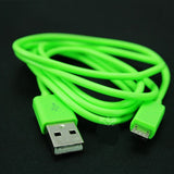 micro USB Daten- und Ladekabel 1m GRÜN