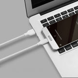 USB Type-C Male 3.1 zu USB Typ-C Male Ladekabel Daten Kabel 1m WEISS