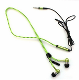 In Ear ZIPPER Headset mit Fernbedienung GRÜN für alle Android Smartphones