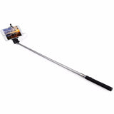 Selfie Stick SCHWARZ für Apple iPhone & Android Smartphones