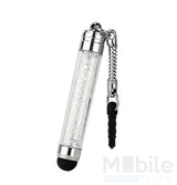 Touch Pen Stift Glitzer Stylus Stift für alle Smartphones und Tablets WEISS