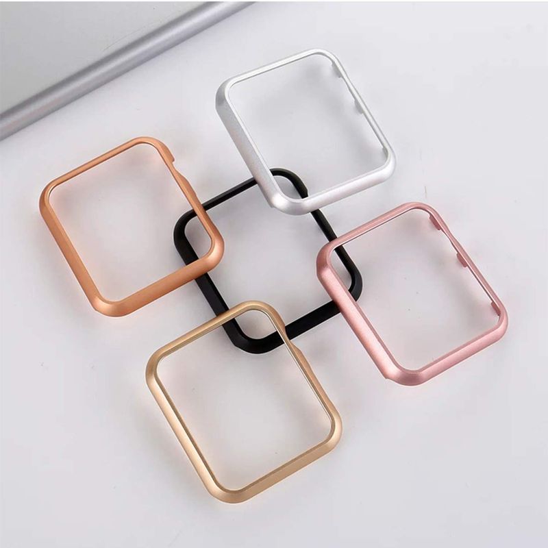 Apple Watch 38mm Metall Hard Case Cover Hülle ROSÉGOLD / PINK