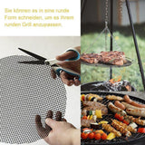 Backofennetz BBQ Grillnetz feuerfest 4 Stück
