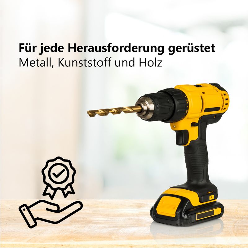 Bohrer Set Drill Set Bohrwerkzeug-Kit Bit Koffer Bohrzubehör-Set