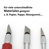 Skalpell Klingen Cuttermesser Bastelmesser Präzisionsmesser