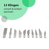 Skalpell Klingen Cuttermesser Bastelmesser Präzisionsmesser