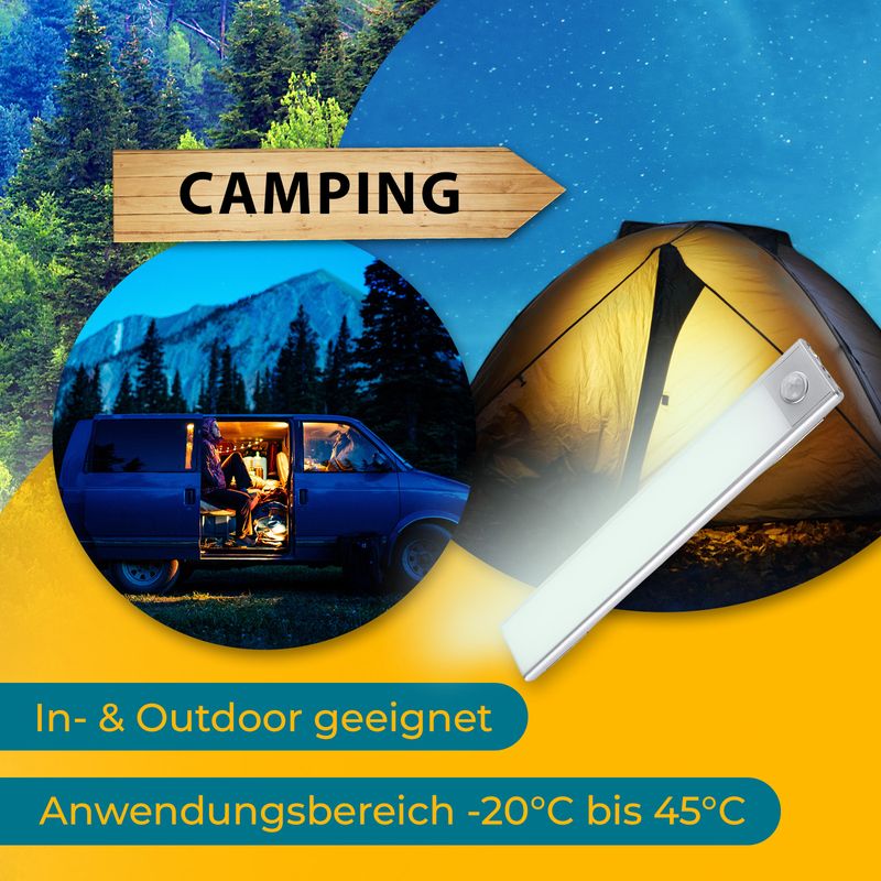 Leuchte Lampe Licht Nachtlicht Lichtleiste Bewegungsmelder LED
