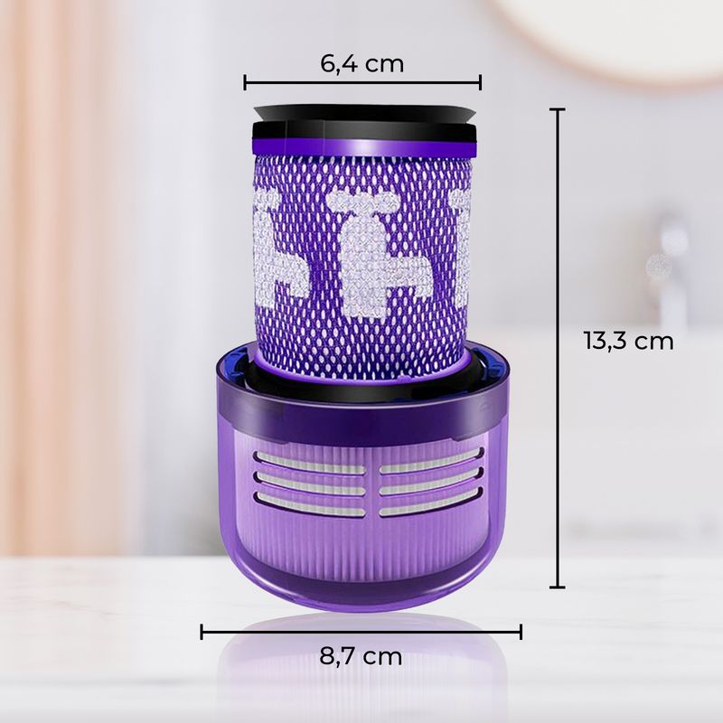 Alternativer Staubsaugerfilter HEPA-Filter Motorfilter für Dyson V12